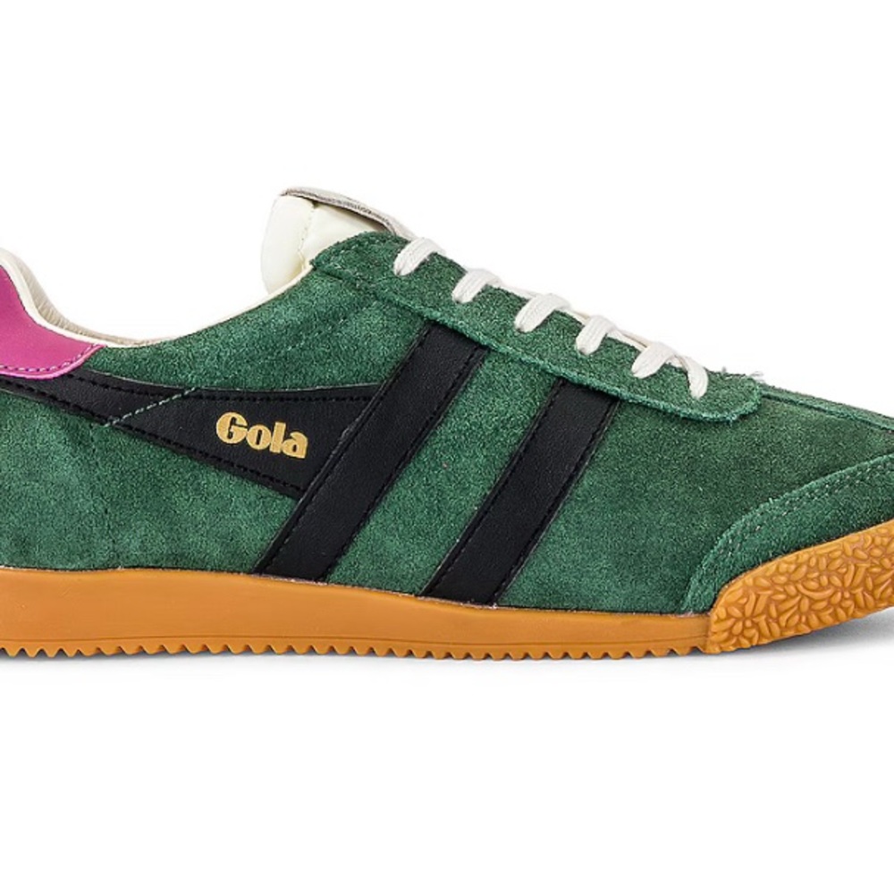 NEW Gola Forest Green and Magenta Sneakers Size 7.5